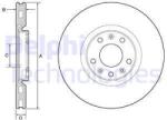 DELPHI Disc frana DELPHI BG4457 (BG4457) - automobilus