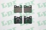 LPR set placute frana, frana disc LPR 05P428 (05P428)