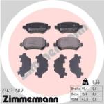 ZIMMERMANN set placute frana, frana disc ZIMMERMANN 23417.150. 2 (23417.150.2)
