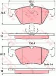 TRW set placute frana, frana disc TRW GDB1166 (GDB1166)