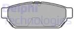 DELPHI set placute frana, frana disc DELPHI LP968 (LP968)