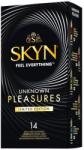 Skyn Unknown Pleasures+ 14 db latex mentes óvszer, különleges tulajdonságokkal - szeresdmagad