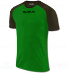 GIVOVA SHIRT CAPO futball mez - zöld-fekete