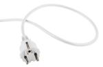  Cablu de alimentare Schuko la fire deschise 2m Alb, kpsft2w (KPSFT2W)