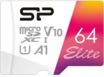 Silicon Power microSDXC Elite 64GB C10/U1/UHS-I/V10-A1 SP064GBSTXBV1V20SP