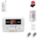  Ip-ap029-2 - безжична, gsm аларма за дома, 2.6" lcd дисплей, клавиатура, чувствителна на допир, 2 обемни датчика за движение, 1 МУК за врата, 2 дистанционни (ip-ap029-2)