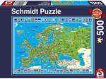 Schmidt Spiele Fedezzük fel Európát 500 db-os (58373)