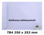  TB4 (250 x 353 mm) szilikonos bélésnyomott