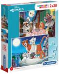 Clementoni SuperColor - Disney - Állati barátságok 2x20 db-os (24764)