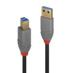 Lindy Cablu Anthra Line USB 3.0-A la USB-B 0.5m, Lindy L36740 (L36740)