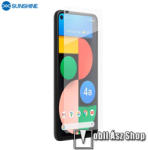 SUNSHINE Hydrogel TPU képernyővédő fólia - Ultra Clear, ÖNREGENERÁLÓ! - 1db, TOKBARÁT - Google Pixel 4a 5G