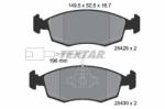 TEXTAR set placute frana, frana disc TEXTAR Q+ 2542901 (2542901)