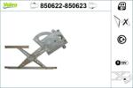 VALEO Mecanism actionare geam VALEO 850622 (850622) - automobilus