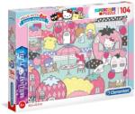 Clementoni SuperColor - Hello Kitty brilliant puzzle 104 db-os (20172)