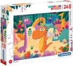 Clementoni Dínó barátok maxi puzzle 24 db-os (28506)