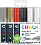 MOLOTOW Set markere cu lichid pe baza de creta Molotow Basic Set 1, 4-8 mm, 6 buc (MLW126)