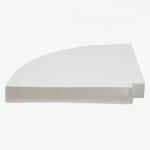 Dalap Cot 90° orizontal rectangular plastic 234x29 mm (6007)