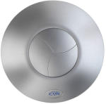 Airflow Developments Grilă frontală colorată pentru ventilator iCON 15 în culoare argint mat (ICON 15 silver)