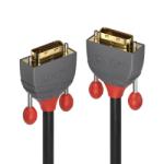 Lindy Cablu DVI-D Dual Link Anthra Line T-T 2m, Lindy L36222 (L36222)