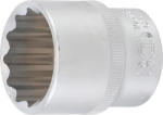 BGS technic Cheie tubulara 28 mm, 12 puncte, antrenare 1/2" (BGS 10625) (10625) Set capete bit, chei tubulare