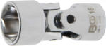 BGS technic Cheie tubulară 6 colțuri cu articulație cardanică | 10 mm (3/8") | 16 mm (BGS 2456) (2456) Set capete bit, chei tubulare
