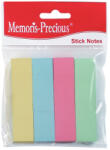 Memoris-Precious Index Memoris - Precious, autoadeziv, hartie, 19 x 76 mm, 4 culori set, 100 file culoare (BV031111)