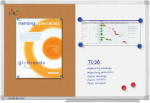 Aurora Caiet mecanic 4 inele - D25mm, coperti carton plastifiat PVC, A4, AURORA - albastru (3104/B) - siscom-papetarie