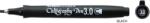 ARTLINE Marker ARTLINE Supreme Calligraphy, varf tesit din fetru 3.0mm - negru (EPF-243-BK)