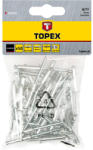 TOPEX Set 50 buc. nituri de aluminiu 4, 8 x 14, 5 mm TOPEX 43E504 (43E504)