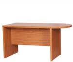 TEMPO KONDELA Ívelt íróasztal, tárgyalóterembe, amerikai cseresznye, OSCAR T02