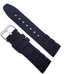  Curea de ceas din Silicon - Culoare Neagra - 20mm, 22mm (7S12)