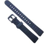  Curea de ceas din plastic - Culoare neagra - 12mm (7P29)