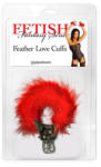 Pipedream - Fetish Fantasy Series Catuse Feather Love Cuffs, Red