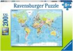 Ravensburger Világtérkép XXL puzzle 200 db-os (12890)