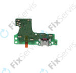 Huawei Y6 (2019) - Töltő Csatlakozó PCB Alaplap - 02352LWK Genuine Service Pack
