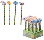 Puckator Creion - Jungle Animal Pencils - Elephant, Panda, Lion, Zebra