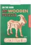 Kikkerland Puzzle lemn 3D - Goat
