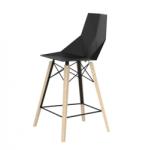 VONDOM Set 4 scaune de bar de interior design modern premium FAZ CHAIR counter lemn 54303 (54303 VD)