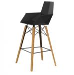VONDOM Set 4 scaune de bar cu brate de interior design modern premium FAZ CHAIR lemn 54302 (54302 VD)