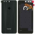 Huawei Honor 8 - Akkumulátor fedőlap + Ujjlenyomat-olvasó (Black) - 02350XYW Genuine Service Pack, Black