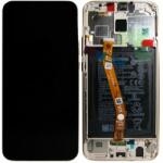 Huawei Mate 20 Lite - LCD Kijelző + Érintőüveg + Keret + Akkumulátor (Platinum Gold) - 02352DKN, 02352GTV Genuine Service Pack, Gold