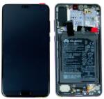 Huawei P20 Pro CLT-L29, CLT-L09 - LCD Kijelző + Érintőüveg + Keret + Akkumulátor (Black) - 02351WQK Genuine Service Pack, Black