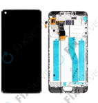 OnePlus 8 - LCD Kijelző + Érintőüveg + Keret (Onyx Black) - 2011100172 Genuine Service Pack, Onyx Black