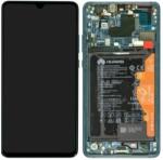 Huawei Mate 20 X 5G - LCD Kijelző + Érintőüveg + Keret + Akkumulátor (Emerald Green) - 02352UXT Genuine Service Pack, Emerald Green
