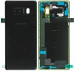 Samsung Galaxy Note 8 N950FD - Akkumulátor Fedőlap (Midnight Black) - GH82-14985A Genuine Service Pack, Black