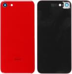 Apple iPhone 8 - Hátsó Ház Üveg + Hátlapi Kameralencse Üveg (Red), Red