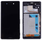 Sony Xperia Z3 D6603 - LCD Kijelző + Érintőüveg + Keret (Black) TFT, Fekete