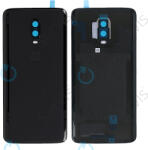 OnePlus 6T - Akkumulátor Fedőlap (Mirror Black) - 2011100043 Genuine Service Pack, Mirror Black