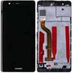 Huawei P9 - LCD Kijelző + Érintőüveg + Keret (Black) TFT, Black