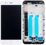 Xiaomi Mi A1 (Mi 5X) - LCD Kijelző + Érintőüveg + Keret (White) TFT, White